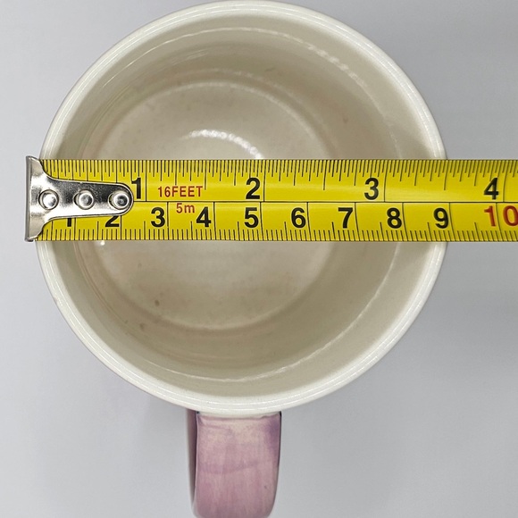 L'amour Heart Pattern Mug - Red and Navy - Picture 7 of 8